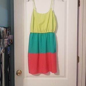 Color block dress